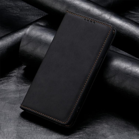 Чохол-книжка Business Solid Color Magnetic RFID Leather Xiaomi Redmi Note 14 4G 164.48mm - чорний