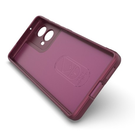 Силиконовый чехол Magic Flannel для Motorola Moto G85 5G Global - серый