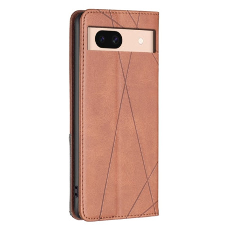Чохол-книжка Rhombus Texture для Google Pixel 8a - коричневий