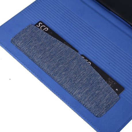 Чохол-книжка Fabric Leather для Realme Pad 10.4 - синій