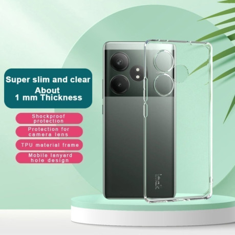 Противоударный чехол IMAK UX-5 Series на Realme GT 6T 5G Global - прозрачный