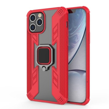 Противоударный чехол Iron Warrior на iPhone 12/12 Pro - красный