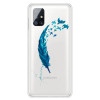 Ударозахисний чохол Painted Transparent Samsung Galaxy M51 - Feather
