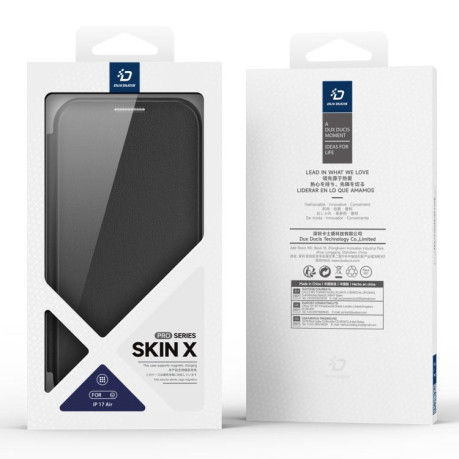 Чехол-книжка DUX DUCIS Skin X Pro Series Magsafe на iPhone Air - черный