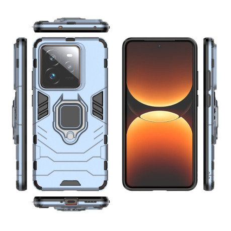 Противоударный чехол HMC 360 Degree Rotating Holder на Realme GT 7 Pro 5G - синий