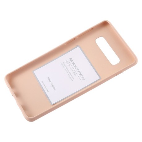 Чохол MERCURY GOOSPERY SOFT FEELING Liquid Samsung Galaxy S10+/G975-рожеве золото