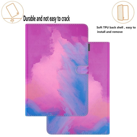 Чехол-книжка Voltage Watercolor для Xiaomi Mi Pad 5 / 5 Pro - Purple Red