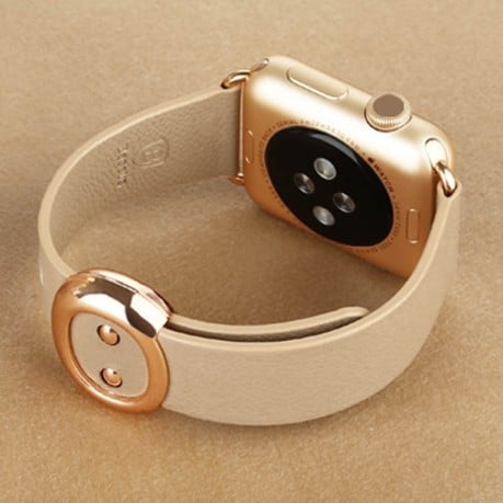 Кожаный Ремешок Baseus Modern Series Khaki для Apple Watch 38 mm