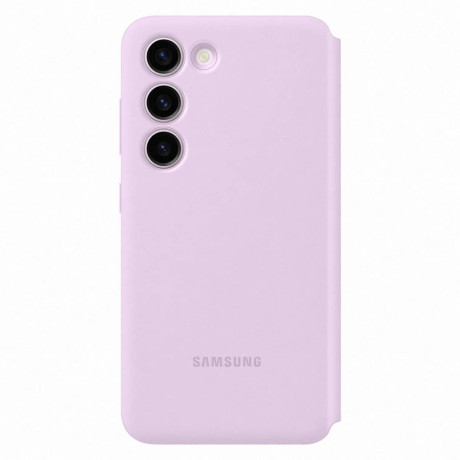 Оригинальный чехол-книжка Samsung Smart View Wallet для Samsung Galaxy S23 - Lilac (EF-ZS911CVEGWW)