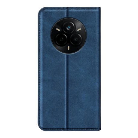 Чехол-книжка Retro Skin Feel Business Magnetic на Realme 14 Pro+ - синий