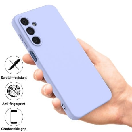Силіконовий чохол Solid Color Liquid Silicone для Samsung Galaxy A16 5G - фіолетовий