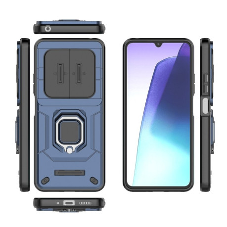 Протиударний чохол Sliding Camshield для Xiaomi Redmi 14C 4G/Poco C75/Redmi A4 5G - синій