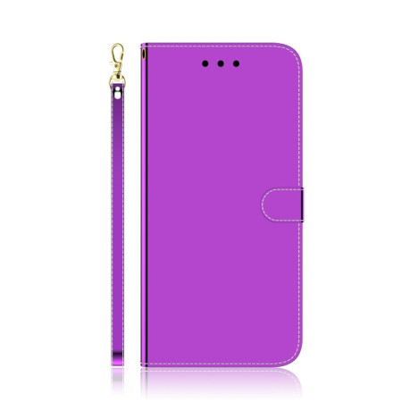Чехол-книжка Lmitated Mirror для OPPO A58 4G - фиолетовый