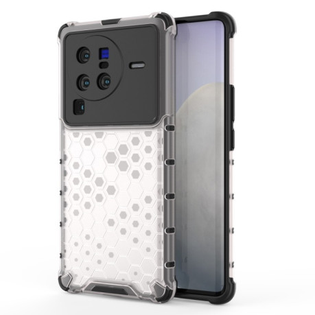 Чохол протиударний Honeycomb на Vivo X80 Pro 5G - білий