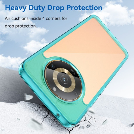 Протиударний чохол Colorful Acrylic Series для Realme 11 Pro 5G - синій