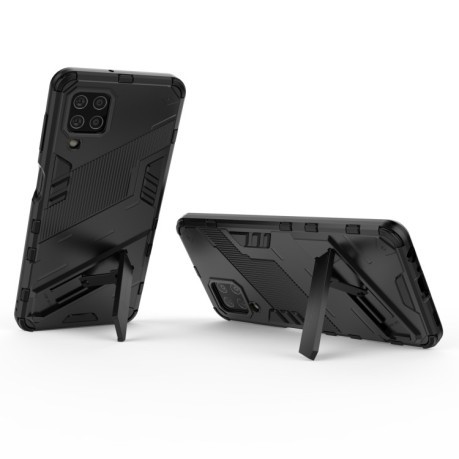 Противоударный чехол Punk Armor для Samsung Galaxy M32/A22 4G - черный