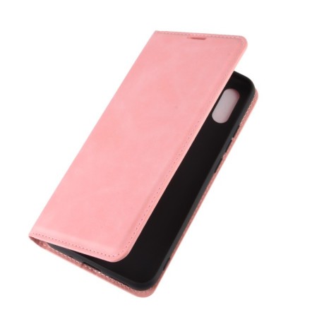 Чохол-книжка Retro-skin Business Magnetic на Xiaomi Redmi 9A - рожевий