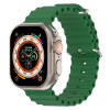 Силиконовый ремешок Ocean для Apple Watch Ultra 49mm/45mm/44mm - зеленый