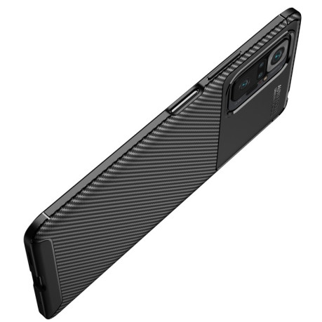 Ударозахисний чохол HMC Carbon Fiber Texture на Xiaomi Redmi Note 10/10s/Poco M5s/Redmi Note 10/10s/Poco M5ss - чорний