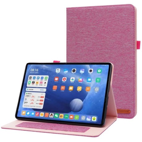 Чохол-книжка Fashion для Xiaomi Pad 5/5 Pro - пурпурно-червоний