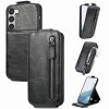 Флип-чехол Zipper Wallet Vertical для Samsung Galaxy S23 5G - черный