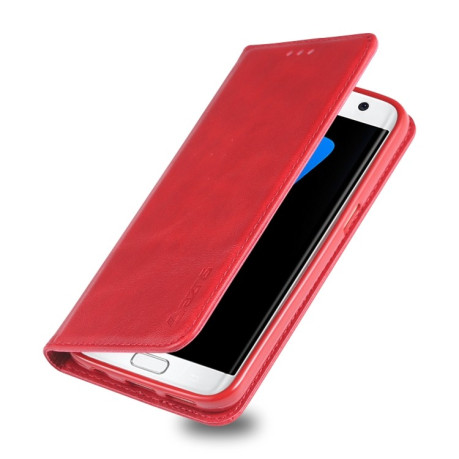 Чохол-книжка AZNS Retro Texture на Samsung Galaxy S7 Edge - червоний