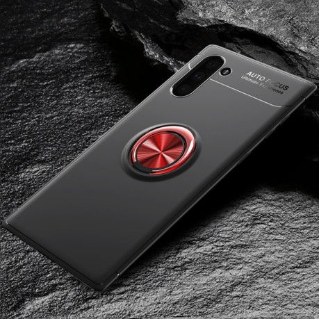 Противоударный чехол Lenuo на Samsung Galaxy  Note 10 - черно-красный