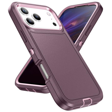 Двосторонній протиударний чохол Life Waterproof Rugged для iPhone 17 Pro Max - рожевий