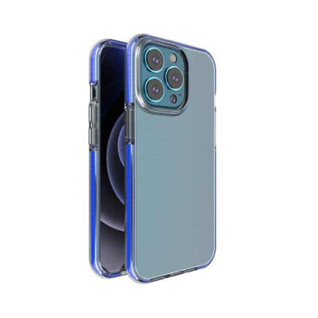 Ударозащитный чехол Double-color для iPhone 13 Pro - синий