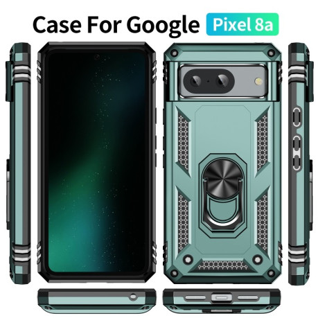 Протиударний чохол HMC 360 Degree Rotating Holder на Google Pixel 8a - зелений