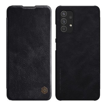 Кожаный чехол-книжка Nillkin Qin Series для Samsung Galaxy A32 4G- черный