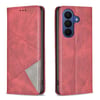 Чехол-книжка Rhombus Texture на Samsung Galaxy A37 5G — красный