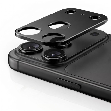 Защита камеры Tech-Protect Camalloy Fit+ Camera Cover(без линз) на iPhone 18 Pro — чёрный