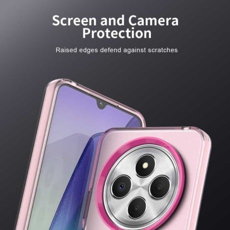 Противоударный чехол Candy Series для Xiaomi Redmi 14C 4G/Poco C75/Redmi A4 5G - красный