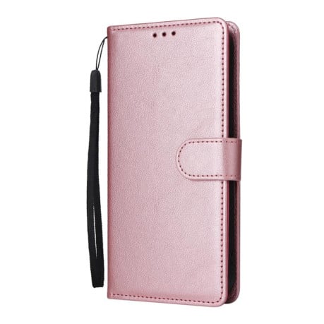 Чохол-книжка 3-Card Slots Multifunctional Leather для Xiaomi Redmi Note 14 4G 164.48mm - золото