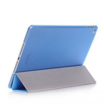 2 в 1 Чехол Smart Cover Sleep / Wake-up + Накладка на заднюю панель для на iPad Air 2-синий