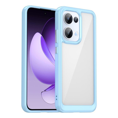 Противоударный чохол Colorful Acrylic Series для OPPO Reno13 Global - синий