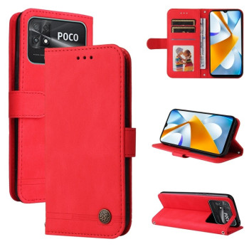 Чохол-книжка Skin Feel Life Tree для Xiaomi Poco C40/Redmi 10c - червоний