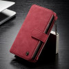 Кожаный чехол-кошелек CaseMe Wallet для iPhone XR - красный