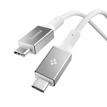 Оригинальный кабель Spigen Essential 240W EB24015CC USB-C — USB-C 150 см — белый