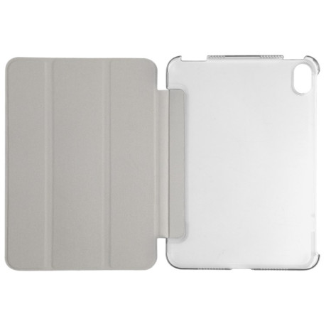 Чехол-книжка Silk Texture Three-fold на iPad mini 6 - белый