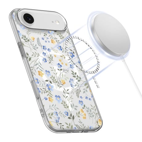 Чохол Tech-Protect FlexAir Hybrid з MagSafe на iPhone Air - Daisies with Leaves