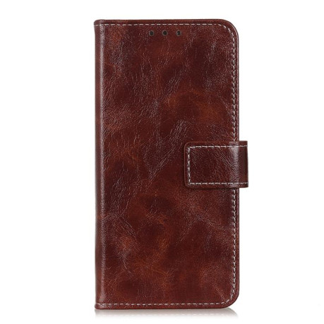 Чехол-книжка Magnetic Retro Crazy Horse Texture для OnePlus Nord CE5 / Ace 5 Racing — коричневый