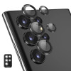 Защитное стекло на камеру ENKAY Aluminium для Samsung Galaxy S25 Ultra 5G - черное
