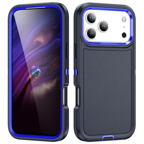 Двосторонний противоударный чехол Life Waterproof Rugged для iPhone 17 Pro Max - синий