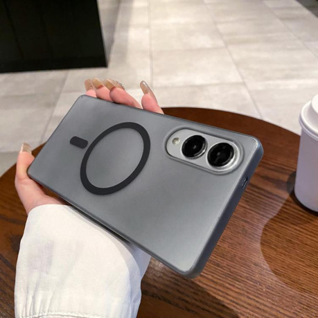 Противоударный чехол Ice Fog MagSafe для Samsung Galaxy S25 Edge 5G - черный