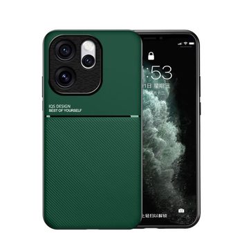 Протиударний чохол Tilt Strip Grain для OPPO Reno15 Pro — зелений