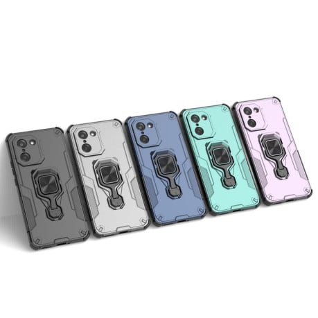 Протиударний чохол Metal Kickstand TPU Hybrid PC для OnePlus Ace 5 Racing / Nord CE5 - чорний