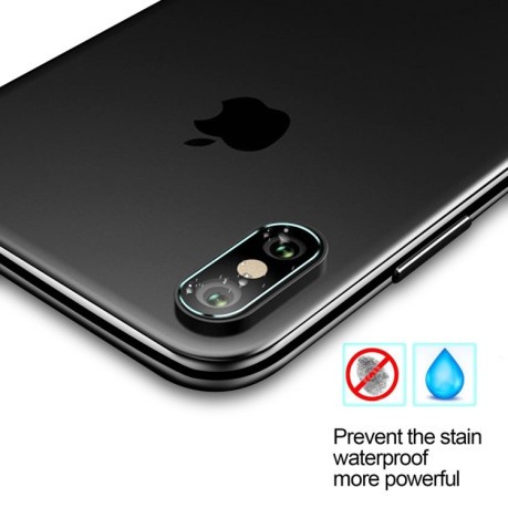 Защитное стекло на камеру 0.3mm для iPhone X - прозрачное