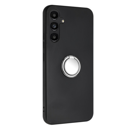 Противоударный чехол Matte with Ring Holder для Samsung Galaxy S25 5G - серебристый